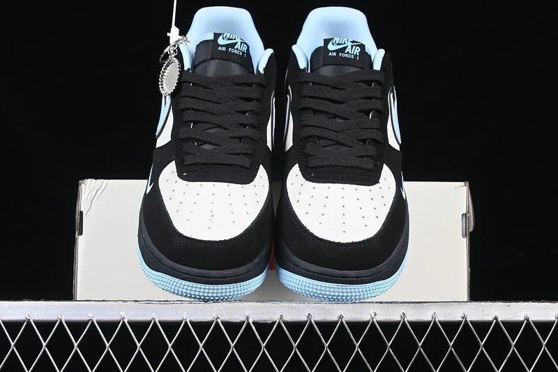 Nike Air Force 1 "Black/White/Tourquise"