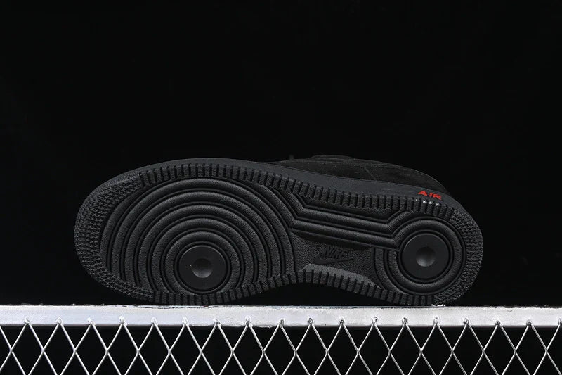 Nike Air Force 1 Shadow "Multi Swoosh Black/Crimson"