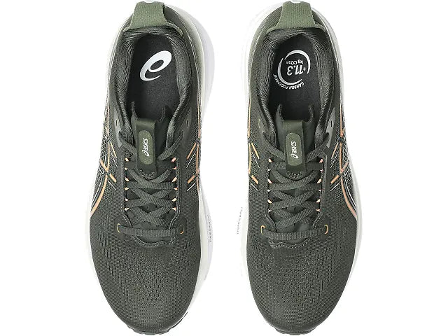 ASICS Men's GEL-KAYANO 33 - VINTAGE KHAKI/BRIGHT SUNSTONE