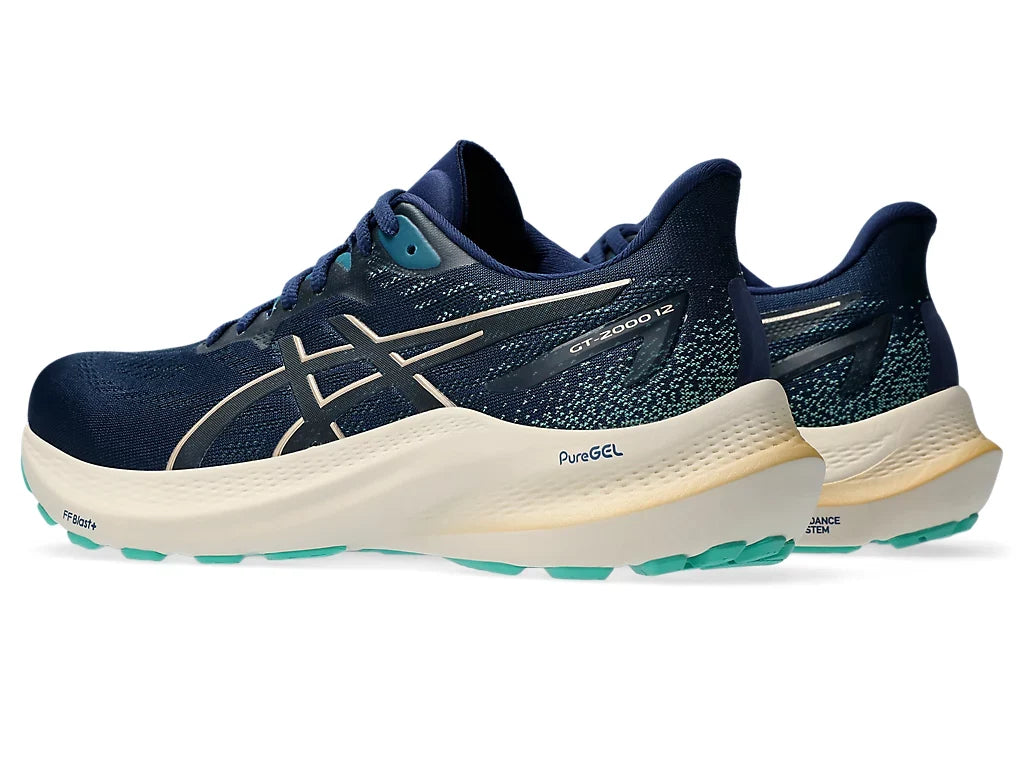 Asics Womens GT-2000 12- Blue Expanse/Champagne (1012B506-401)