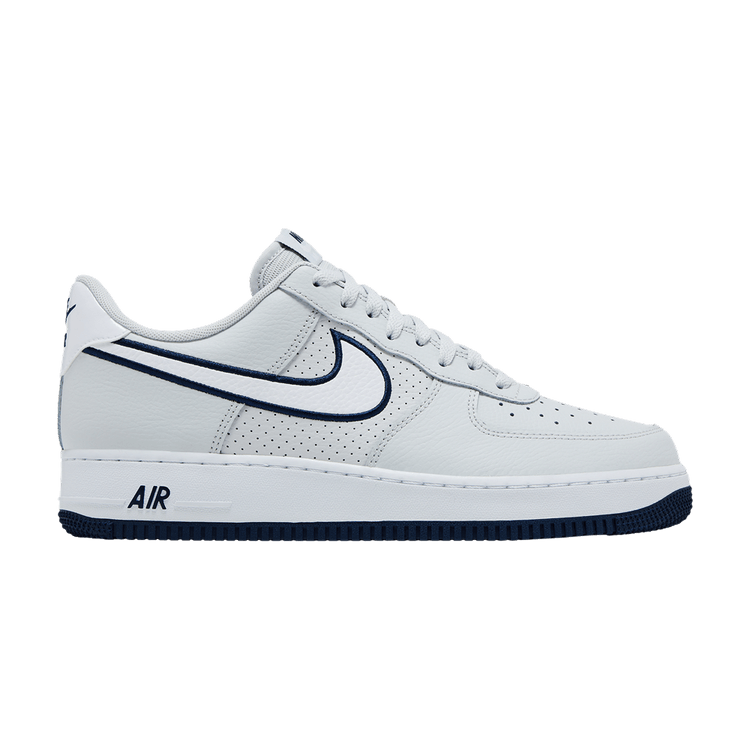 Nike Air Force 1 '07 'Embroidered Swoosh - Photon Dust Navy'
