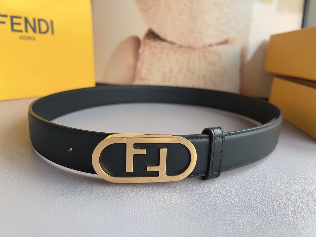 BL261 Fendi Women's 3.0 cm Leather Belt