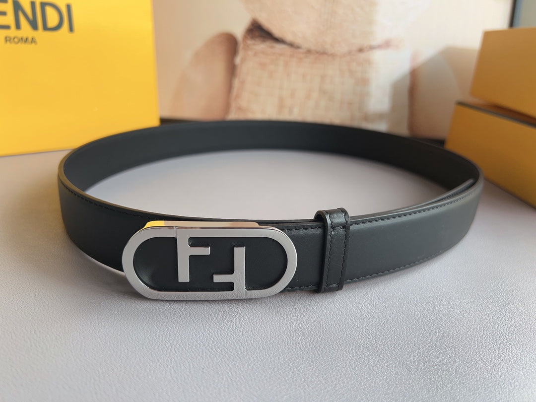BL262 Fendi Women's 3.0 cm Leather Belt
