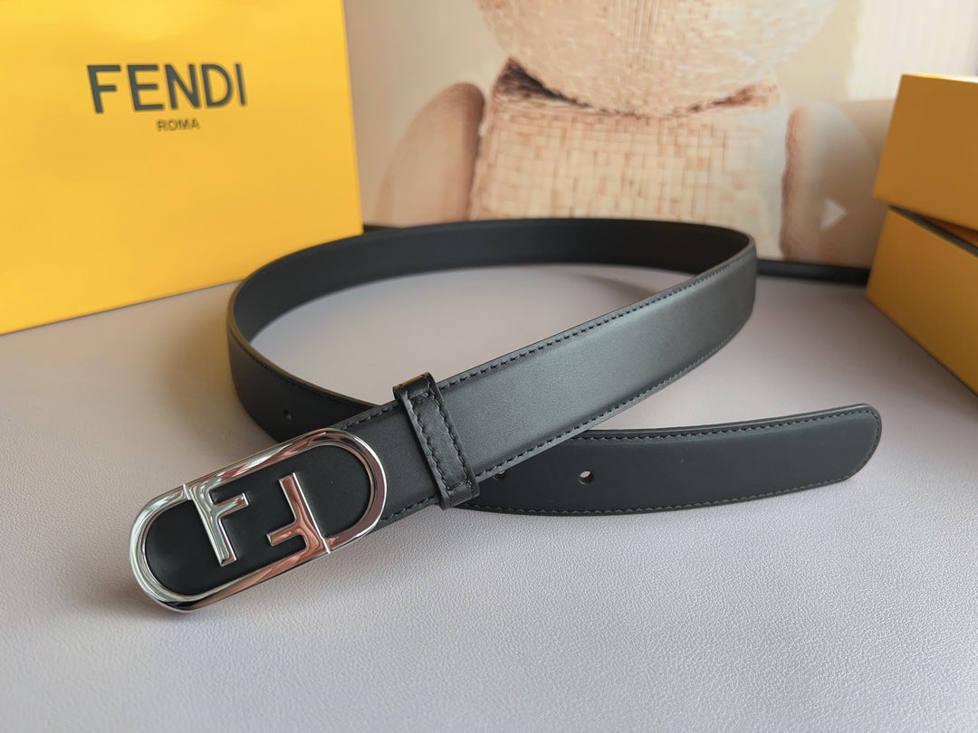BL262 Fendi Women's 3.0 cm Leather Belt
