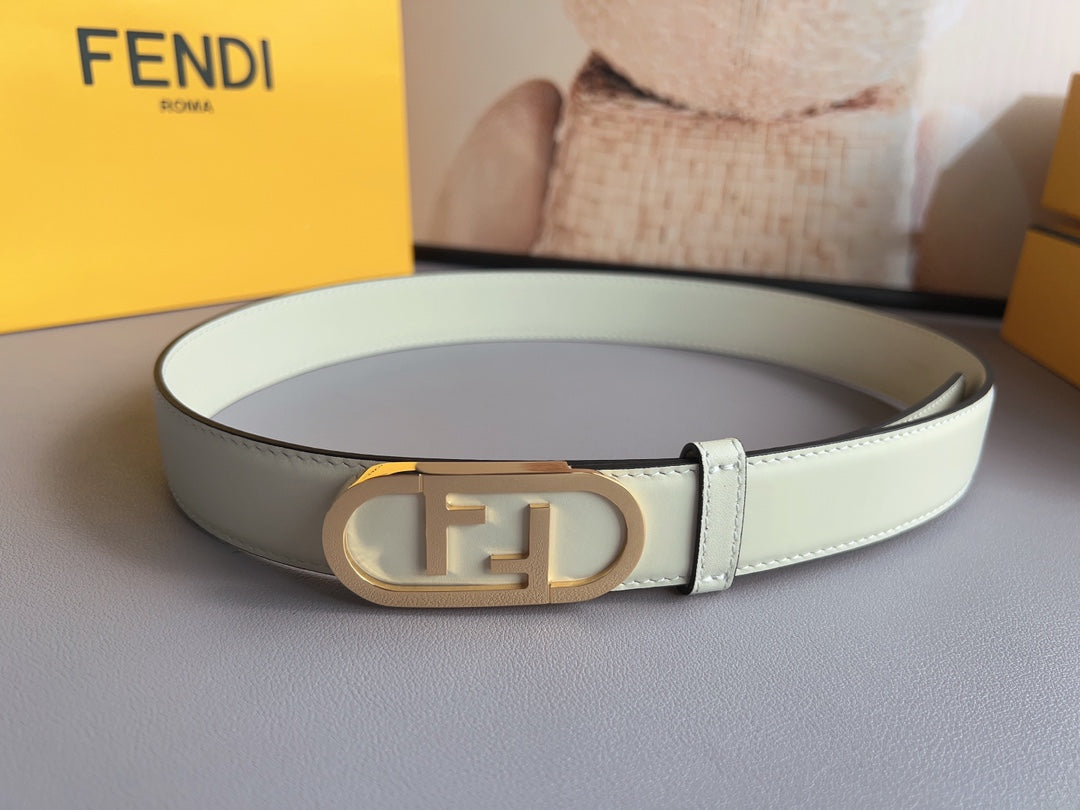 BL263 Fendi Women's 3.0 cm Leather Belt