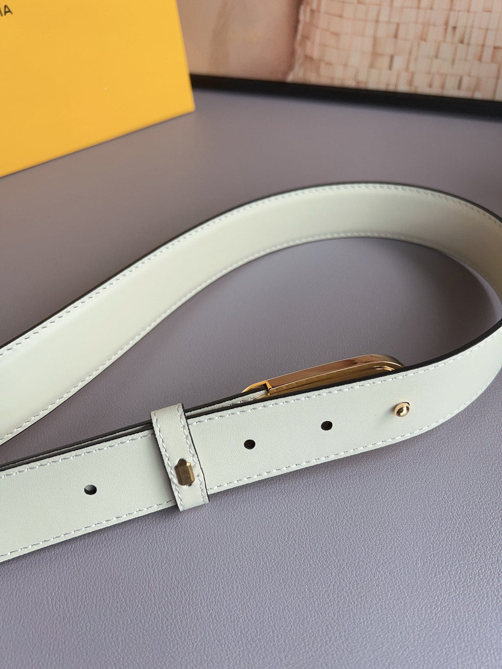 BL263 Fendi Women's 3.0 cm Leather Belt