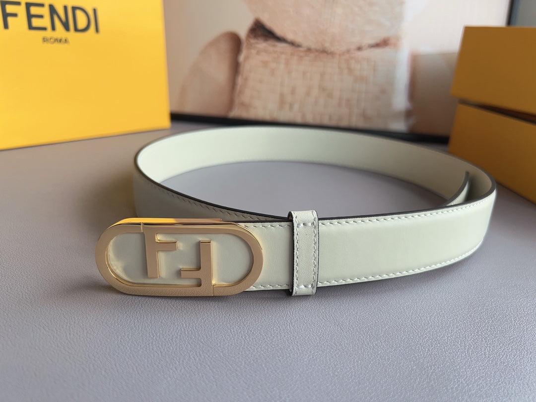 BL263 Fendi Women's 3.0 cm Leather Belt
