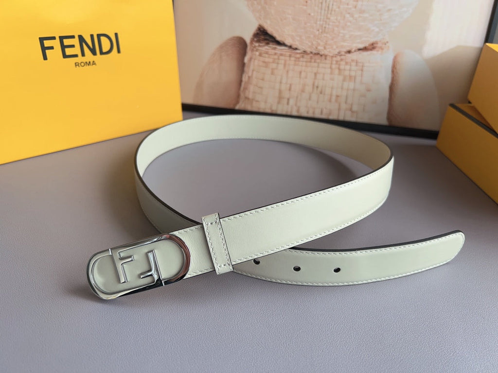 BL263 Fendi Women's 3.0 cm Leather Belt