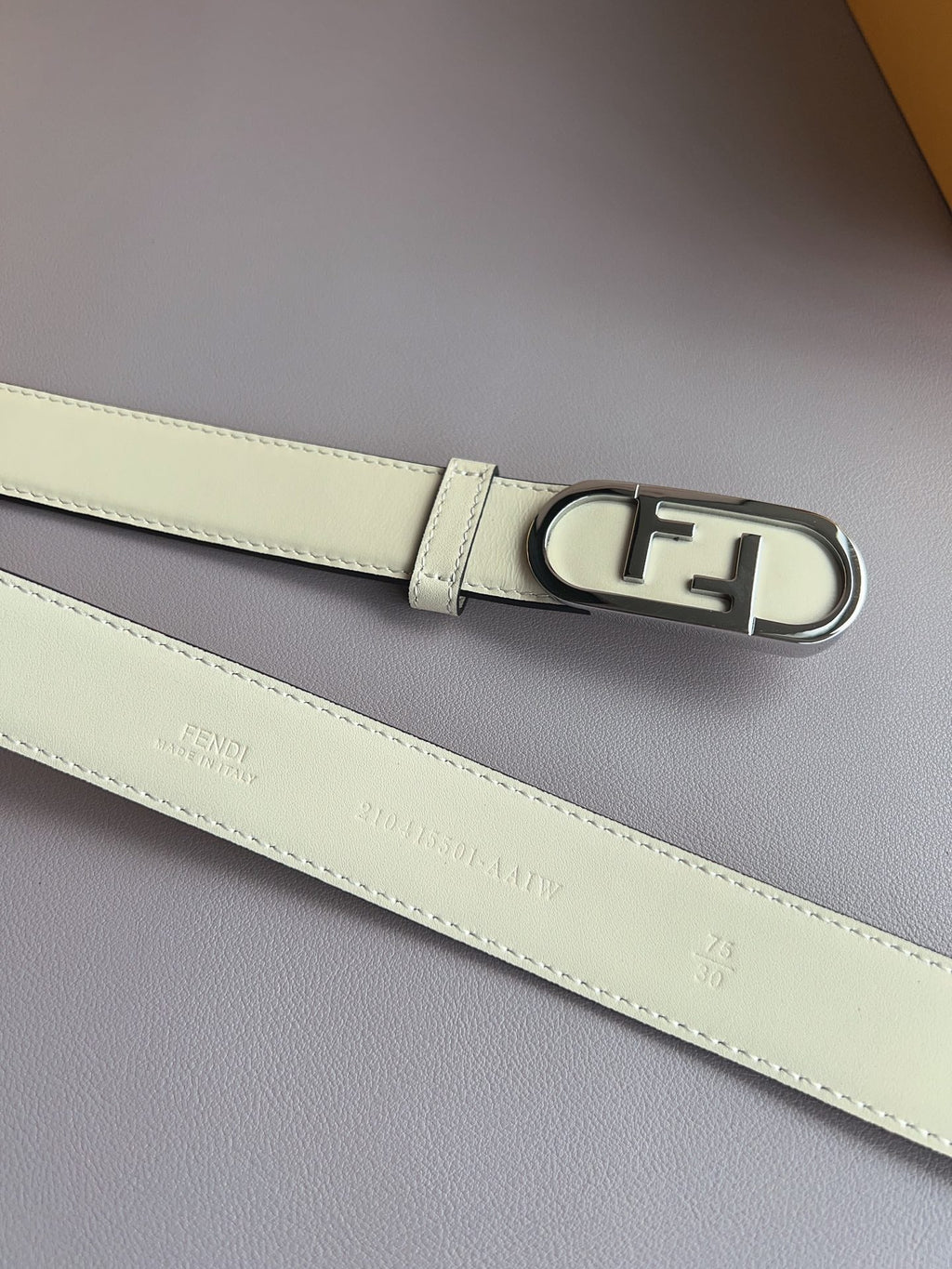 BL263 Fendi Women's 3.0 cm Leather Belt