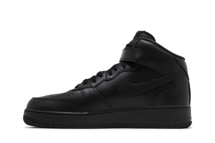Supreme x Nike Air Force 1 Mid 'Box Logo - Triple Black'