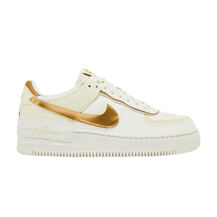 Nike Wmns Air Force 1 Shadow 'Sail Metallic Gold'