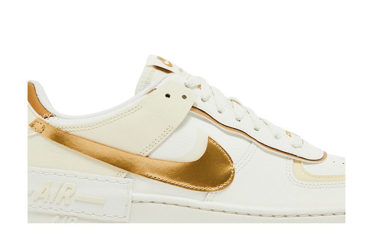 Nike Wmns Air Force 1 Shadow 'Sail Metallic Gold'