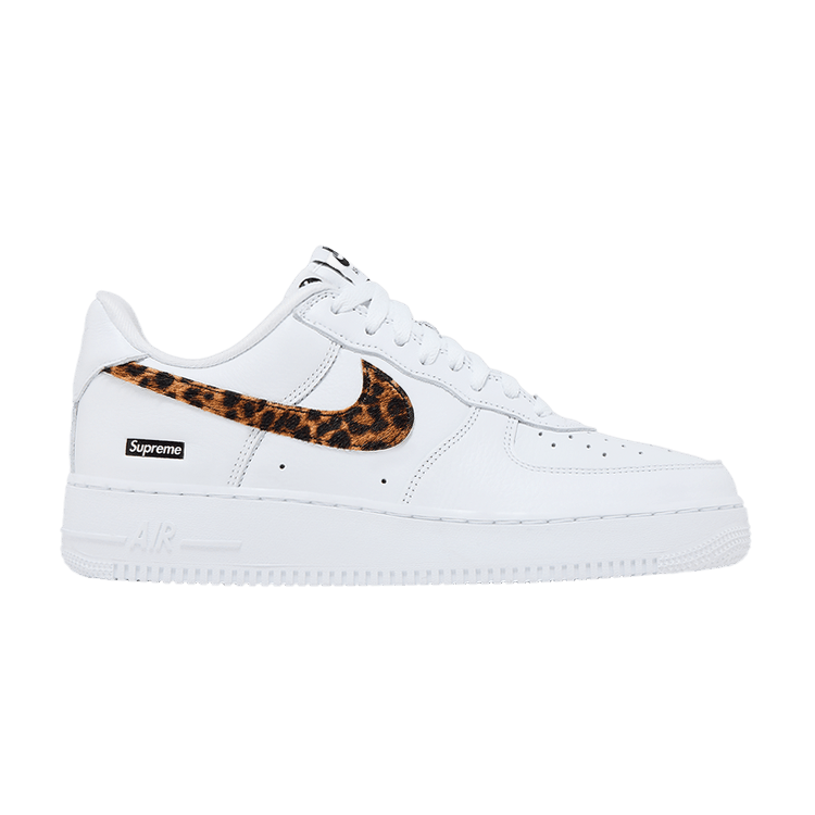 Supreme x GOODENOUGH x Nike Air Force 1 Low 'White Cheetah Print'