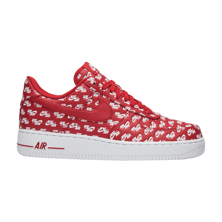 Nike Air Force 1 Low 07 QS 'All Over Logo Red'