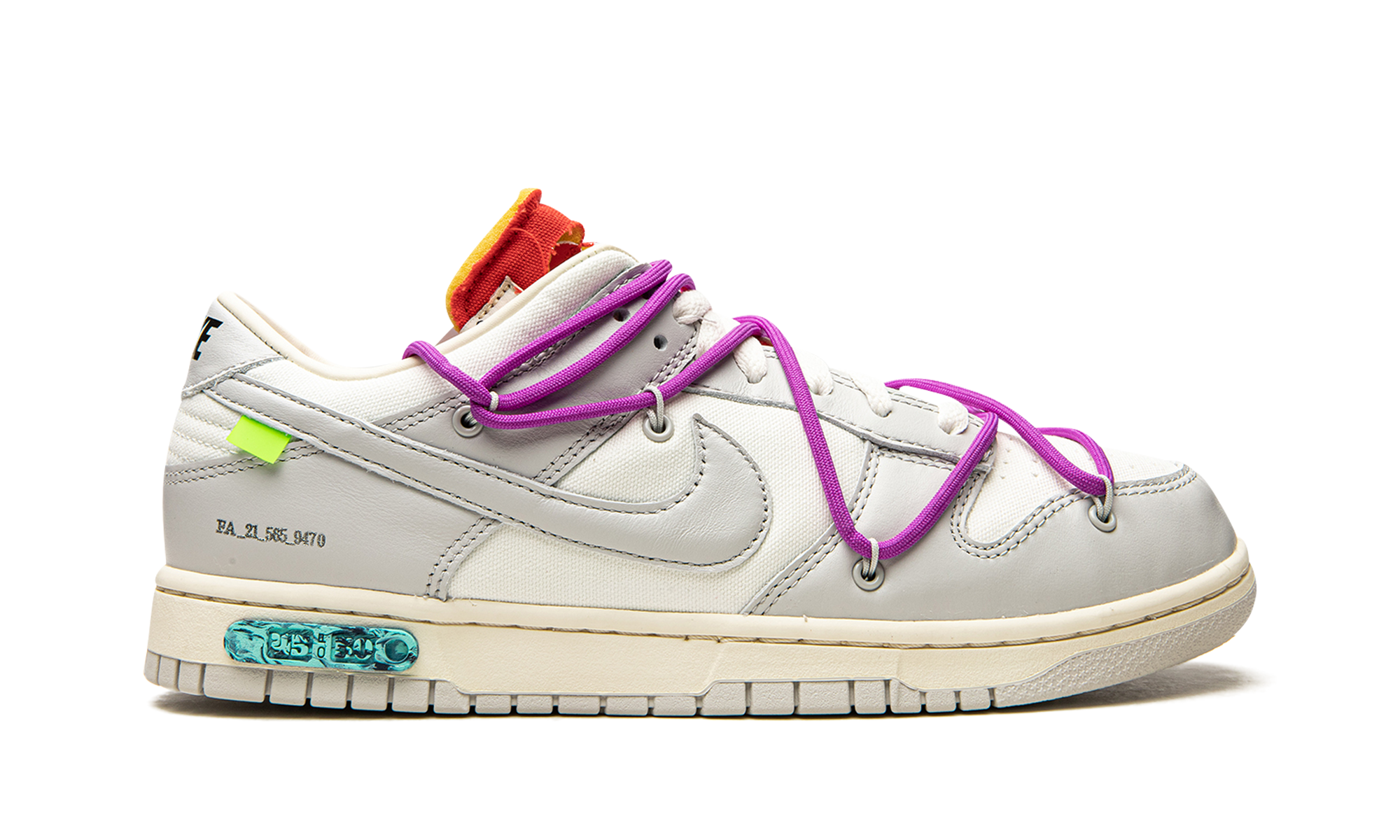 Dunk Low "Off-White - Lot 45" DM1602 101