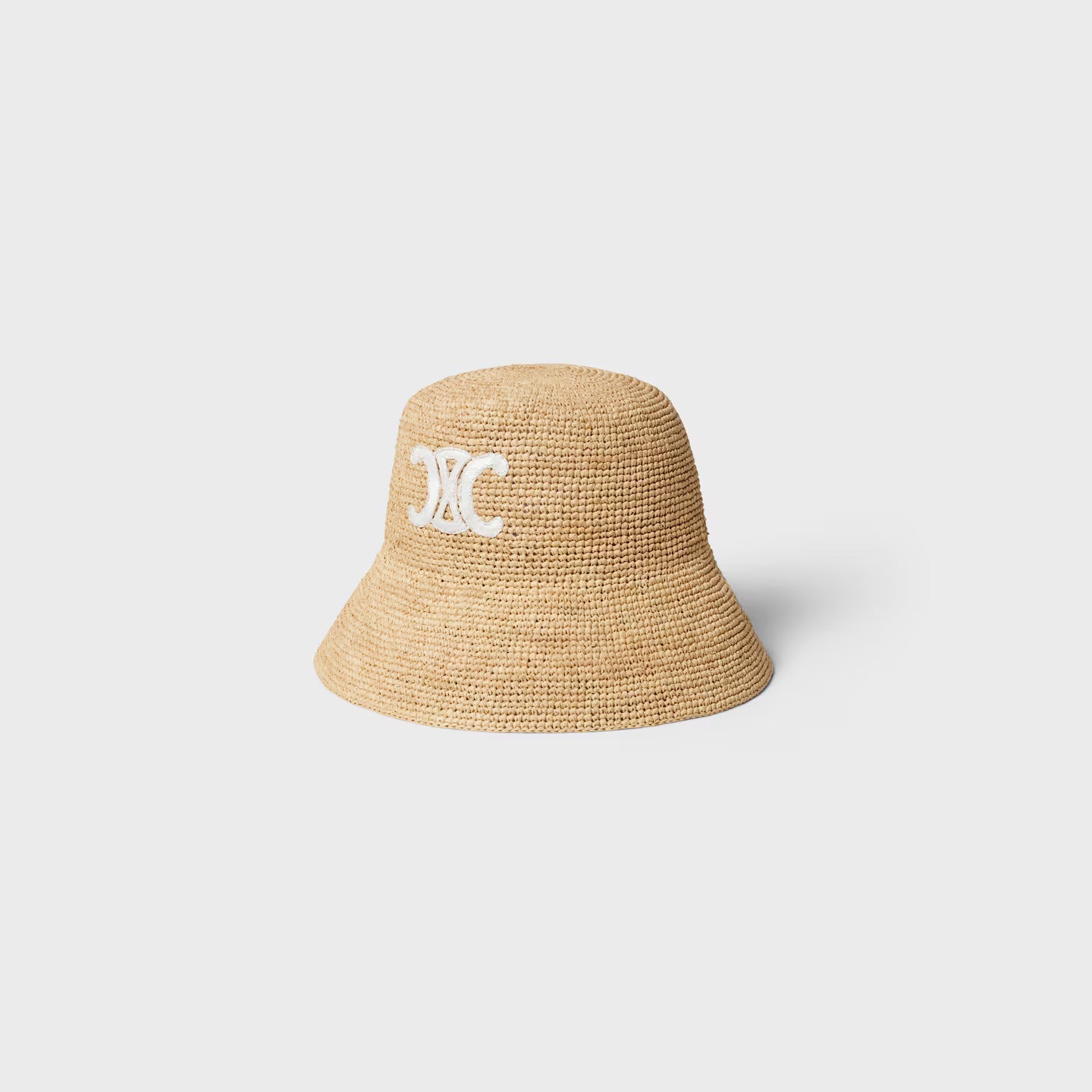 Triomphe bucket hat IN raffia
