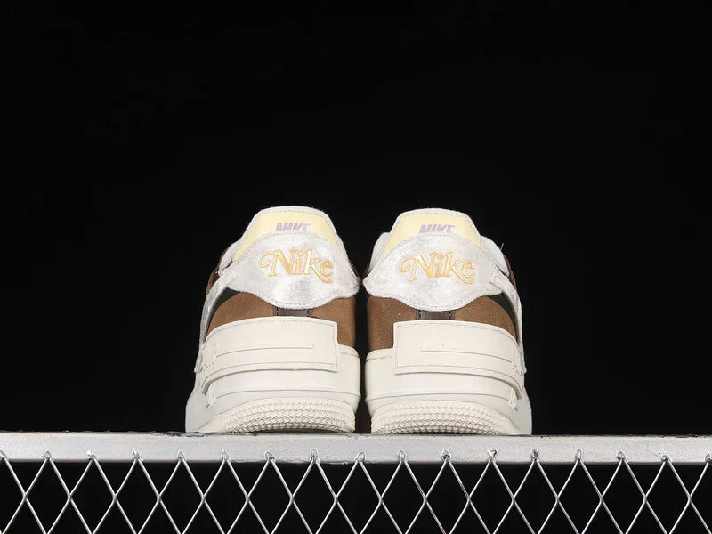Nike Air Force 1 Shadow "White/Broen"