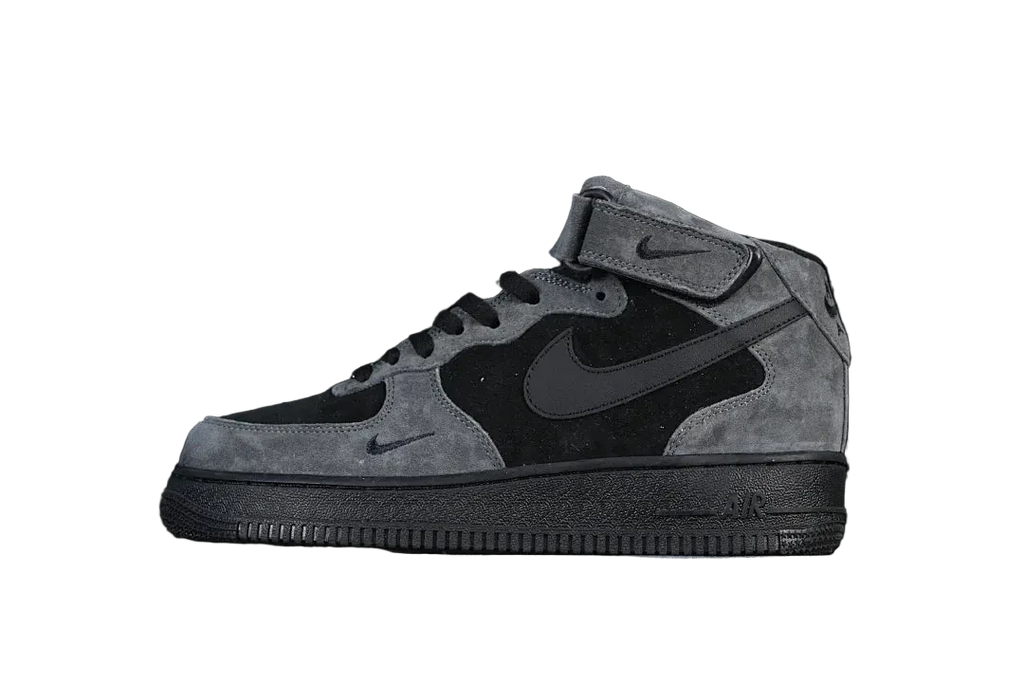 Nike Air Force 1 Mid "Black/Grey"