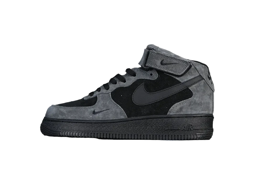 Nike Air Force 1 Mid "Black/Grey"