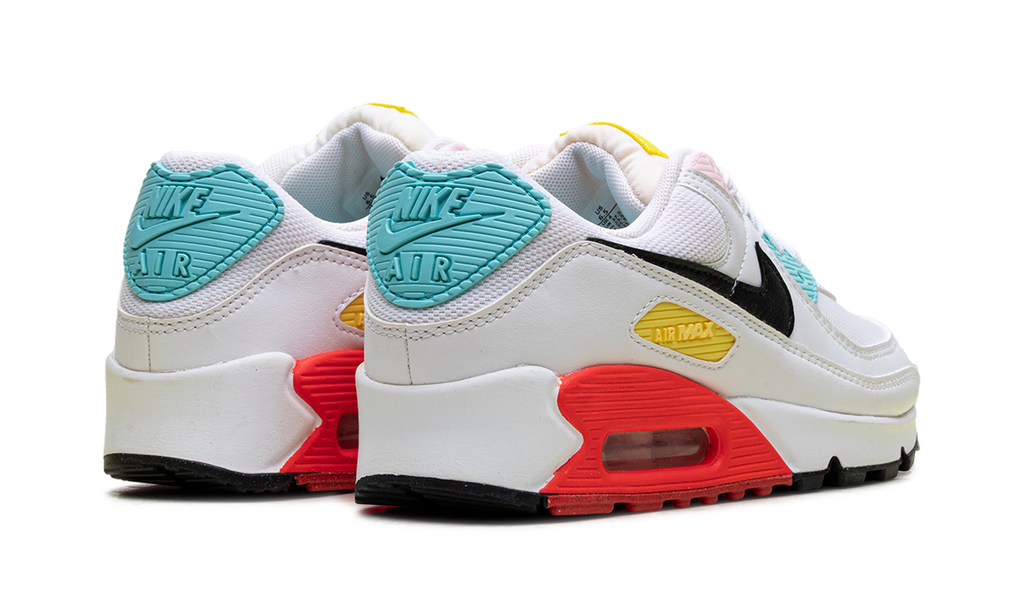 Air Max 90 WMNS "White / Black / Pink Foam / Bright Crimson" FZ3622 100