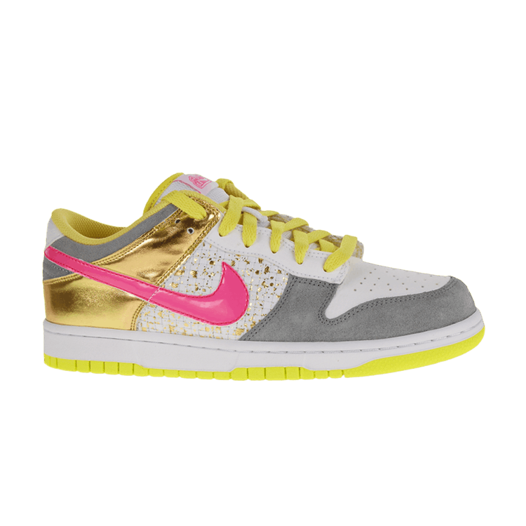 Nike Wmns Dunk Low 'White Metallic Gold'