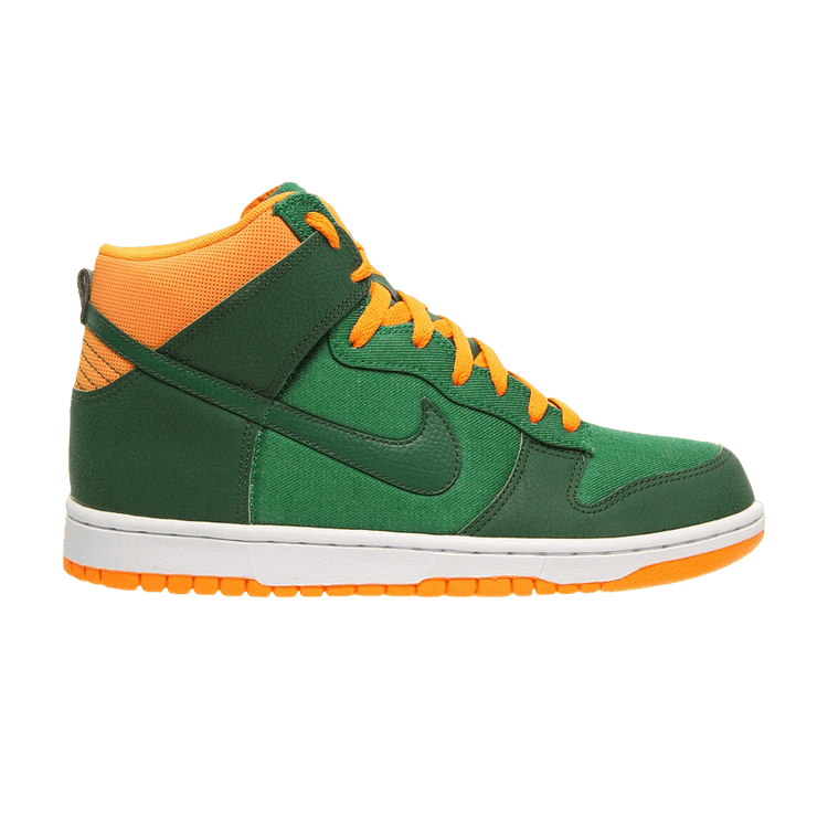 Nike Dunk High 'Court Green Vivid Orange'