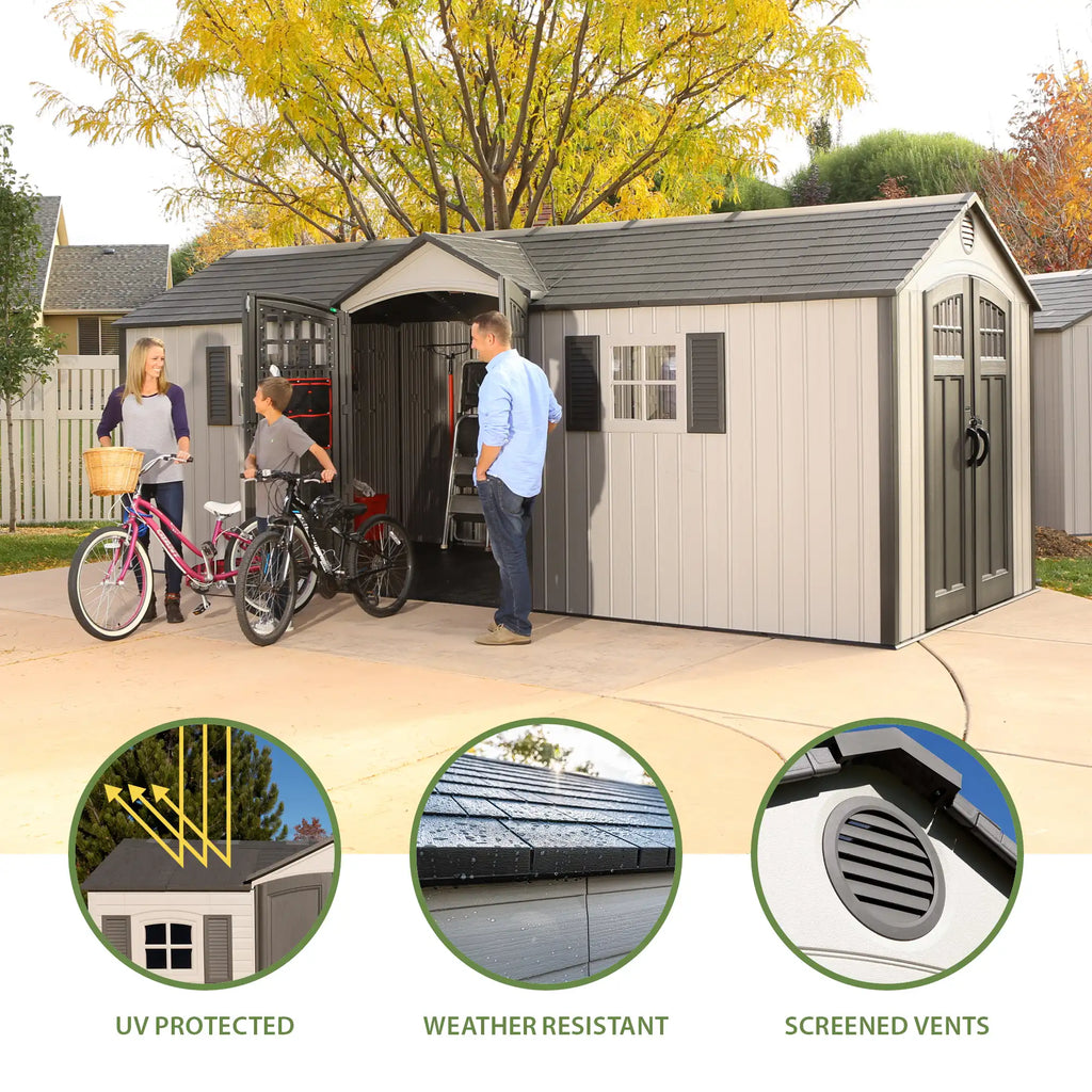 20 Ft. x 8 Ft. Outdoor Storage Shed