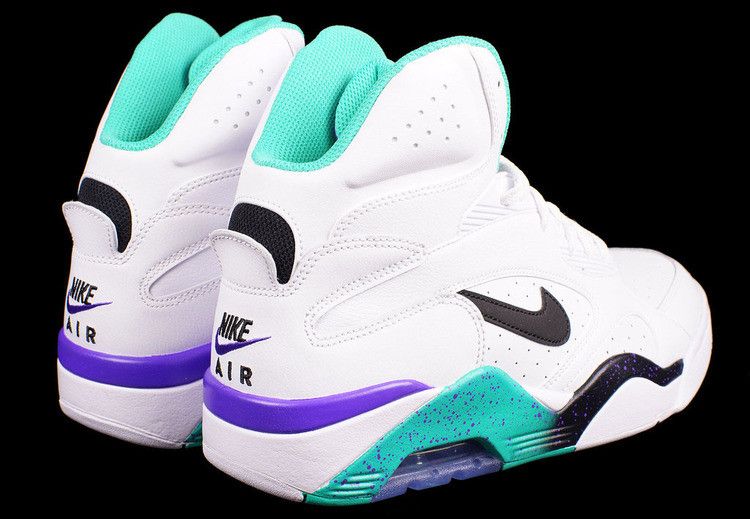 Nike Air Force 180 — White/Atomic Teal/Hyper Grape/Black