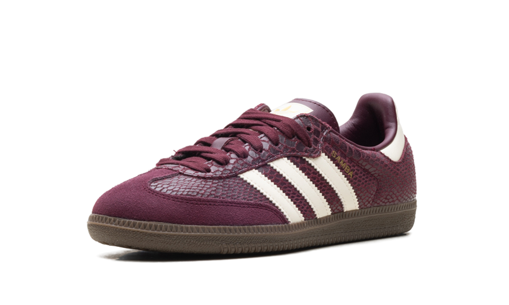 Samba OG WMNS "Snakeskin Maroon Cream White" IH3979