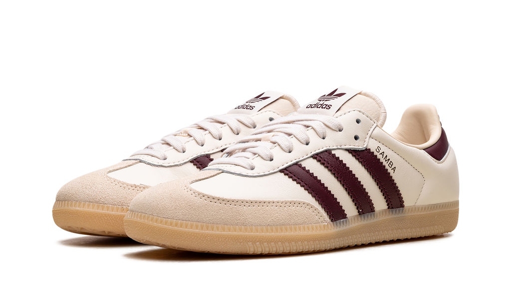 Samba OG "Cream White / Burgundy" JS3830