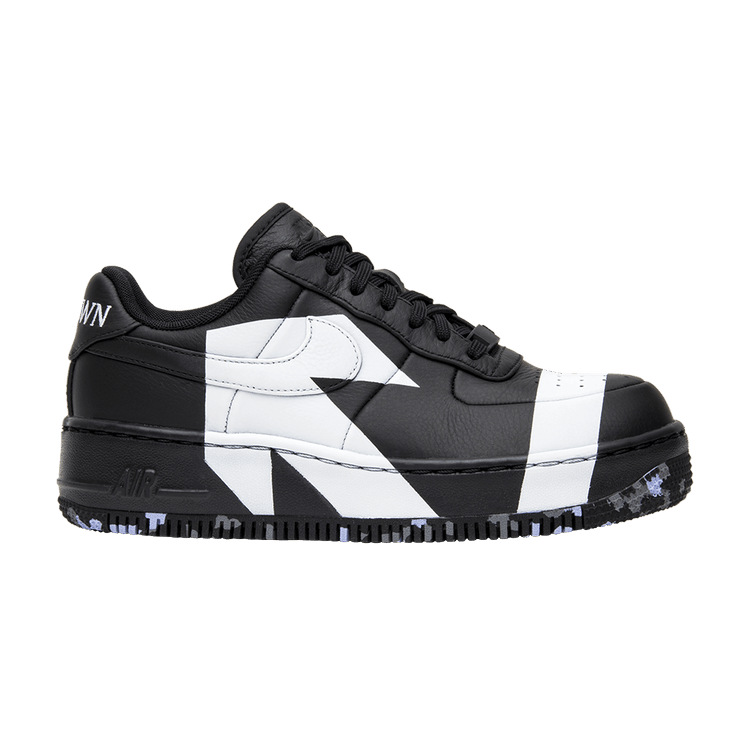Nike Wmns Air Force 1 Low Upstep 'Uptown' — Black/White