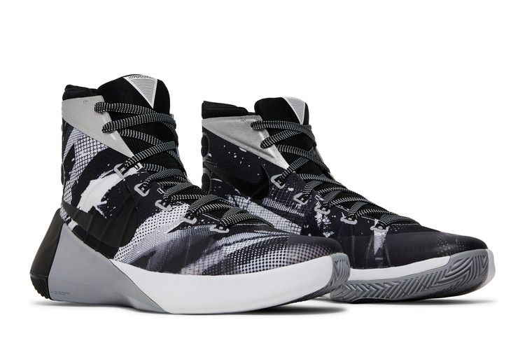 Nike Hyperdunk 2015 Premium — White/Metallic Silver-Black