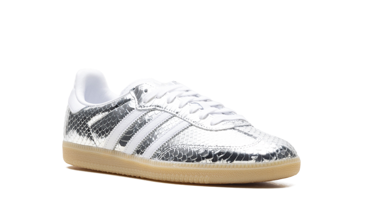 Adidas Samba OG WMNS "Patent Snakeskin Silver Metallic" IH9016