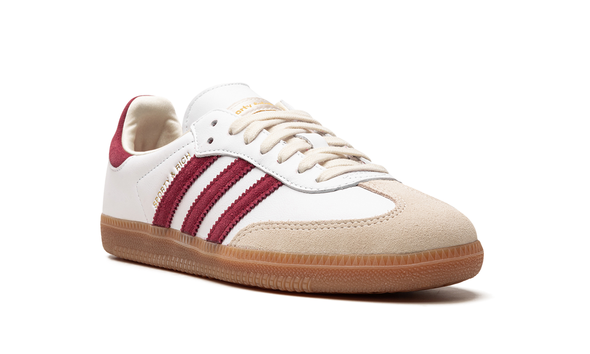 Samba OG "Sporty & Rich - White Core Burgundy" IF5660