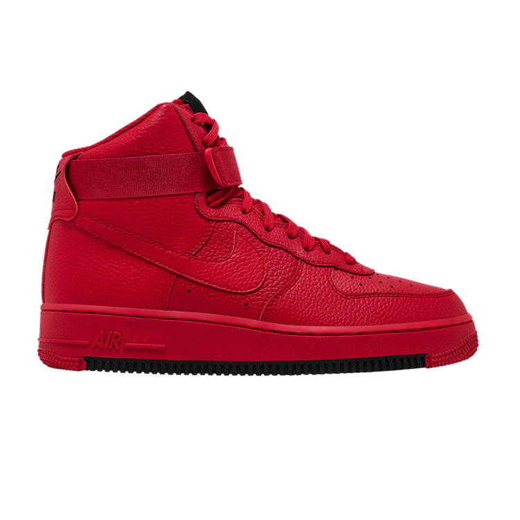 Nike Air Force 1 High 'University Red Black'