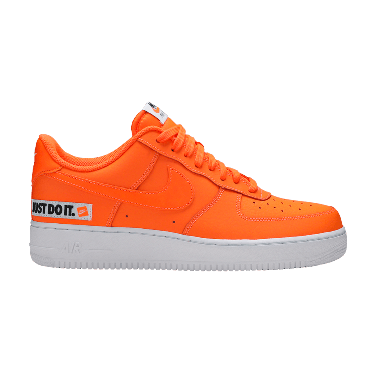 Nike Air Force 1 Low '07 LV8 'Just Do It' — Total Orange/Total Orange/White/Black