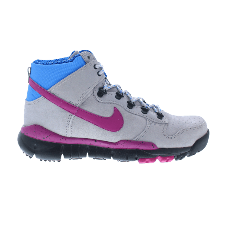 Stussy x Nike Dunk High OMS Premium 'Grey Rave Pink'