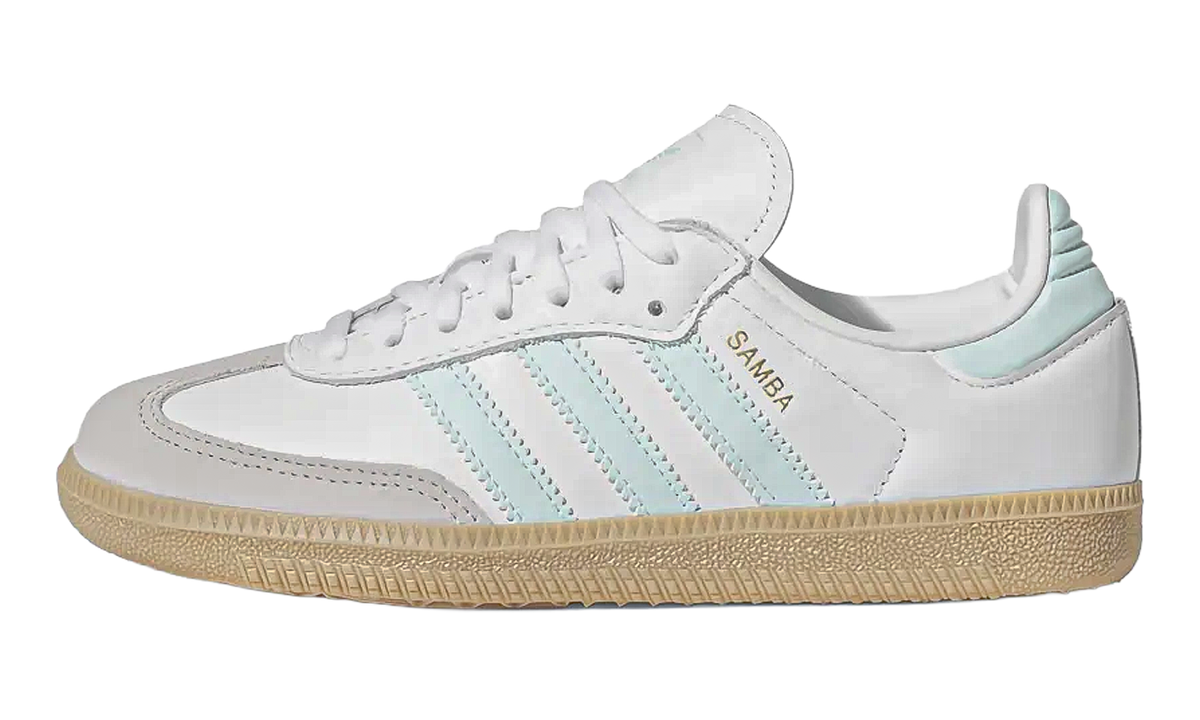 Samba OG GS "White Semi Flash Aqua" JP5481