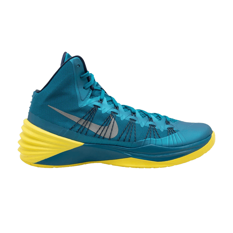 Nike Hyperdunk 2013 'Tropical Teal Sonic Yellow'