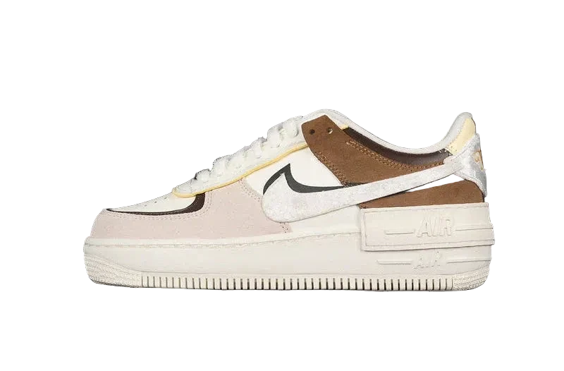 Nike Air Force 1 Shadow "White/Broen"
