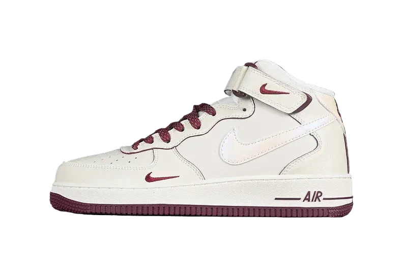 Nike Air Force 1 Mid "Sail/Crimson"