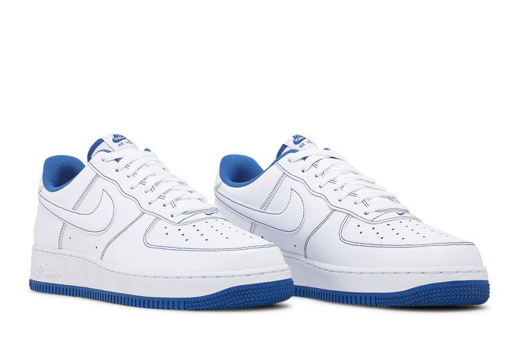 Nike Air Force 1 '07 'Contrast Stitch - White Game Royal'