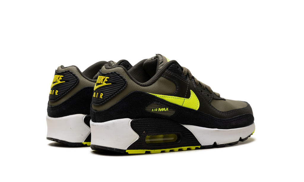 Air Max 90 Leather GS "Medium Olive Volt" DV3607 200