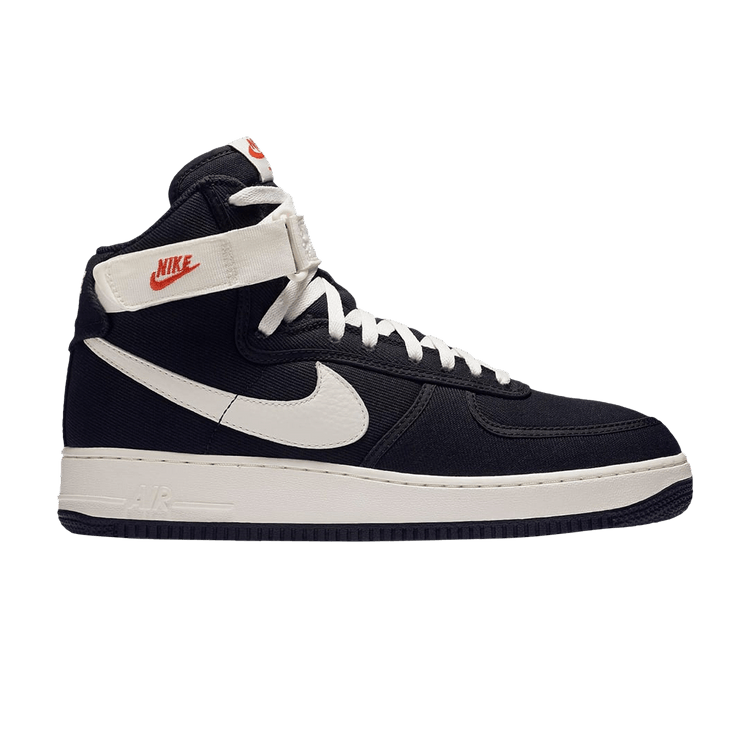 Nike Air Force 1 High Retro 'Black Canvas'