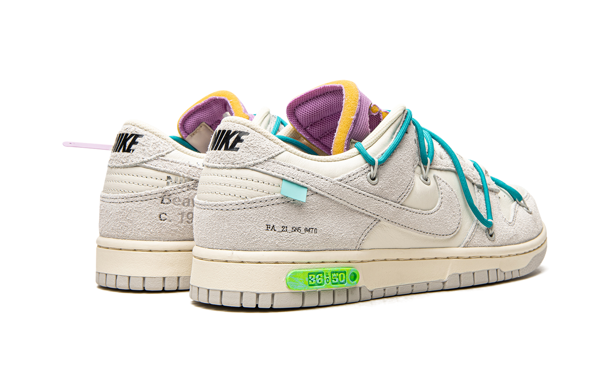 Dunk Low "Off-White - Lot 36" DJ0950 107