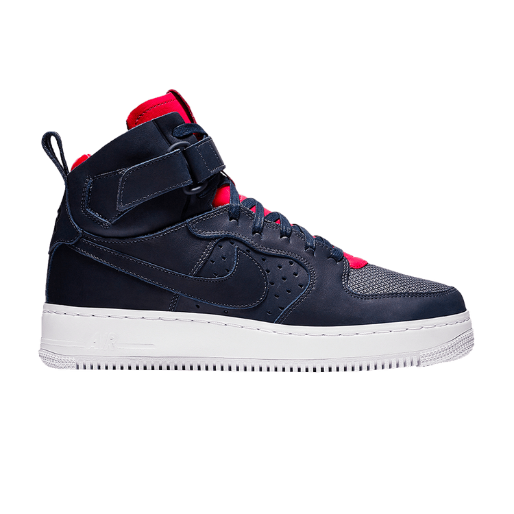 Nike Air Force 1 High Tech Craft 'Obsidian University Red'