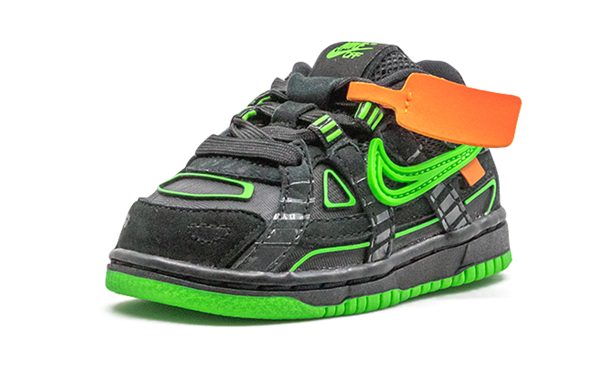 RUBBER DUNK TD "Off-White - Green Strike" CW7444 001