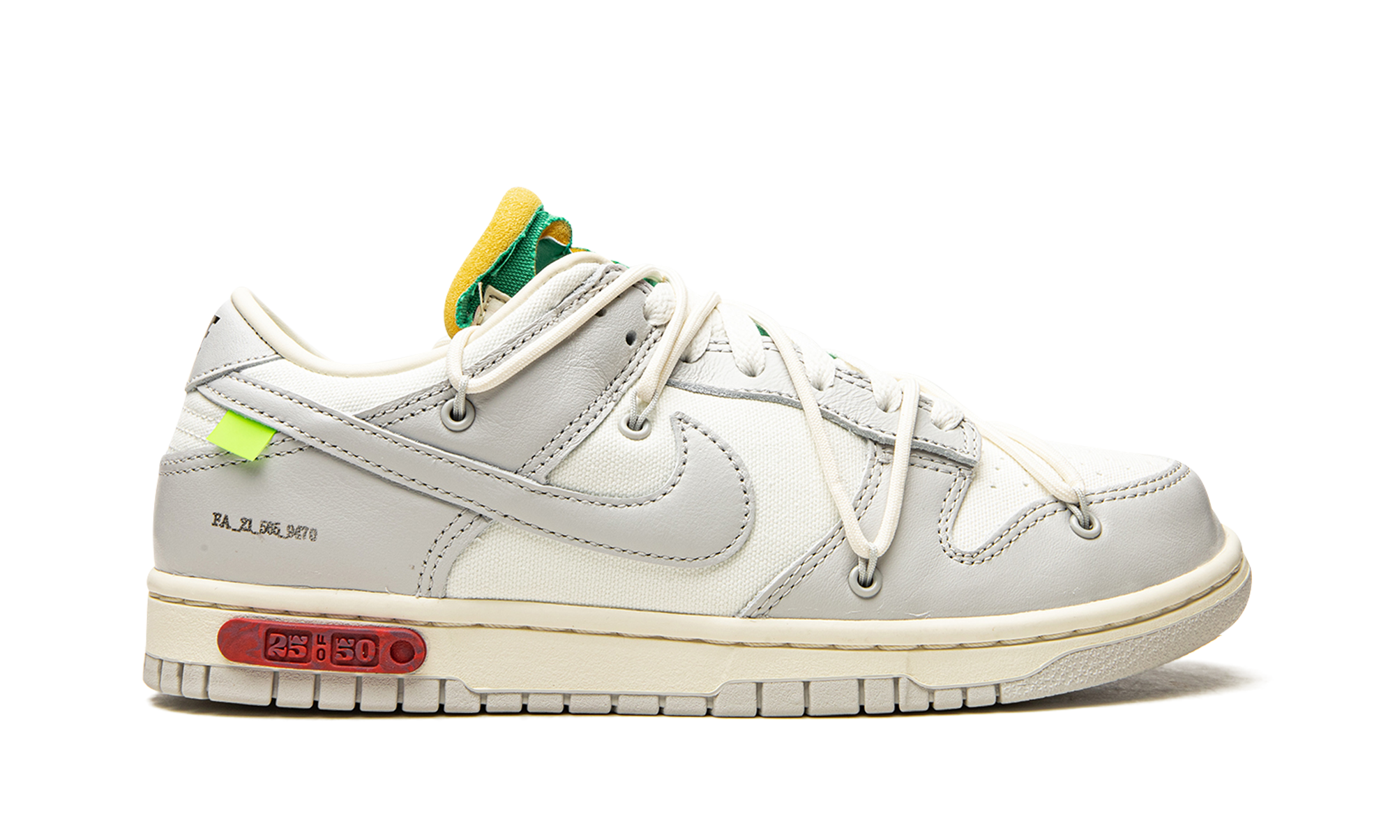 Dunk Low "Lot 25 - Off White" DM1602 121