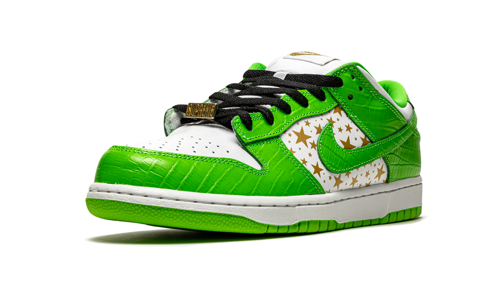 SB Dunk Low "Supreme - Stars - Mean Green" DH3228 101