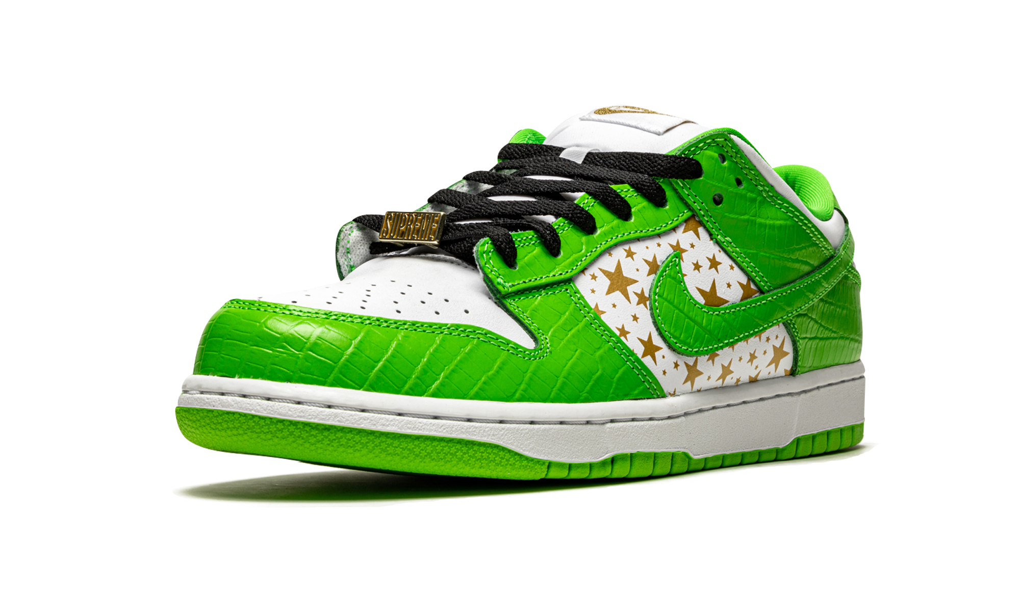 SB Dunk Low "Supreme - Stars - Mean Green" DH3228 101